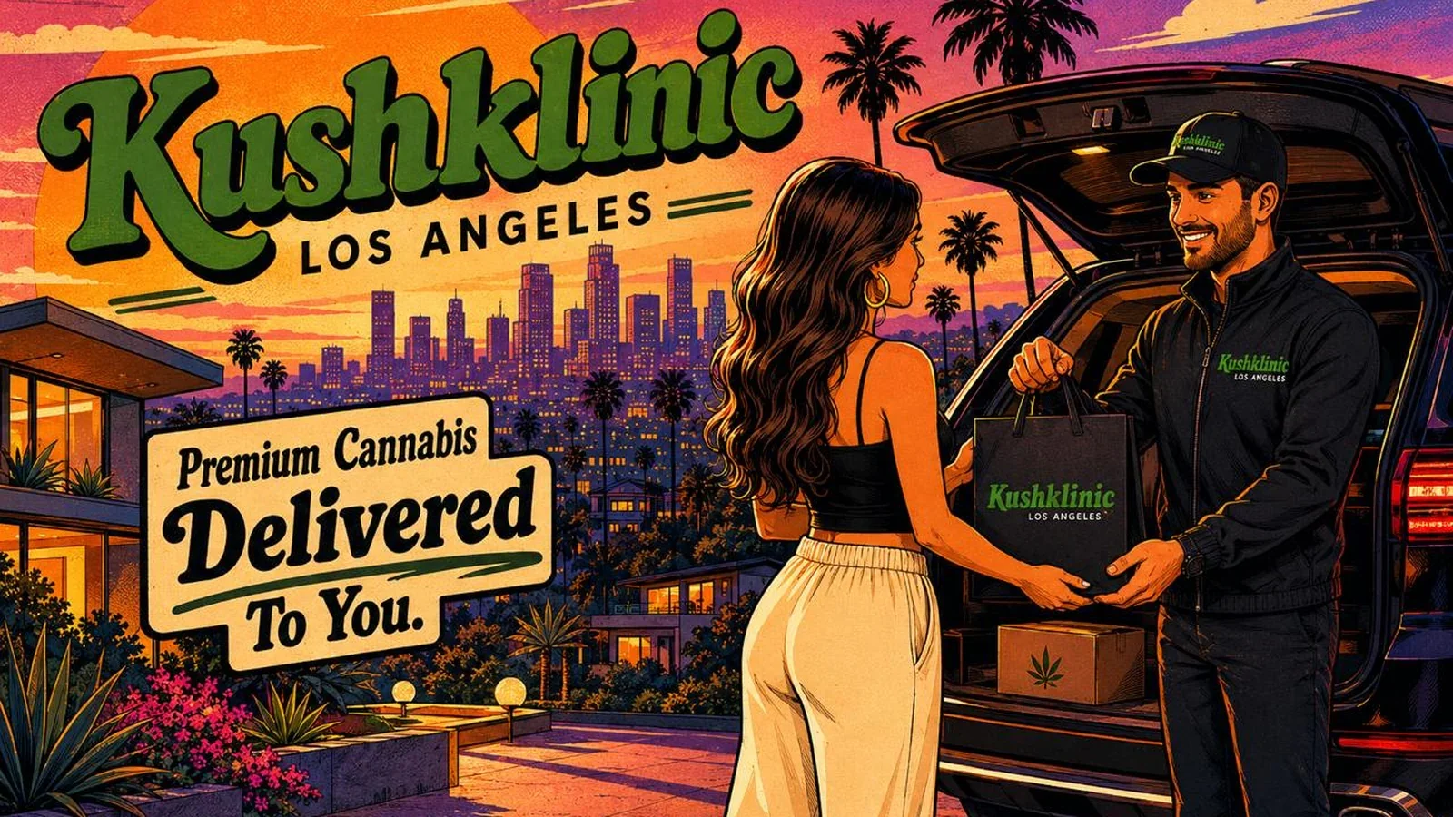 Kush Klinic cannabis delivery in Los Angeles