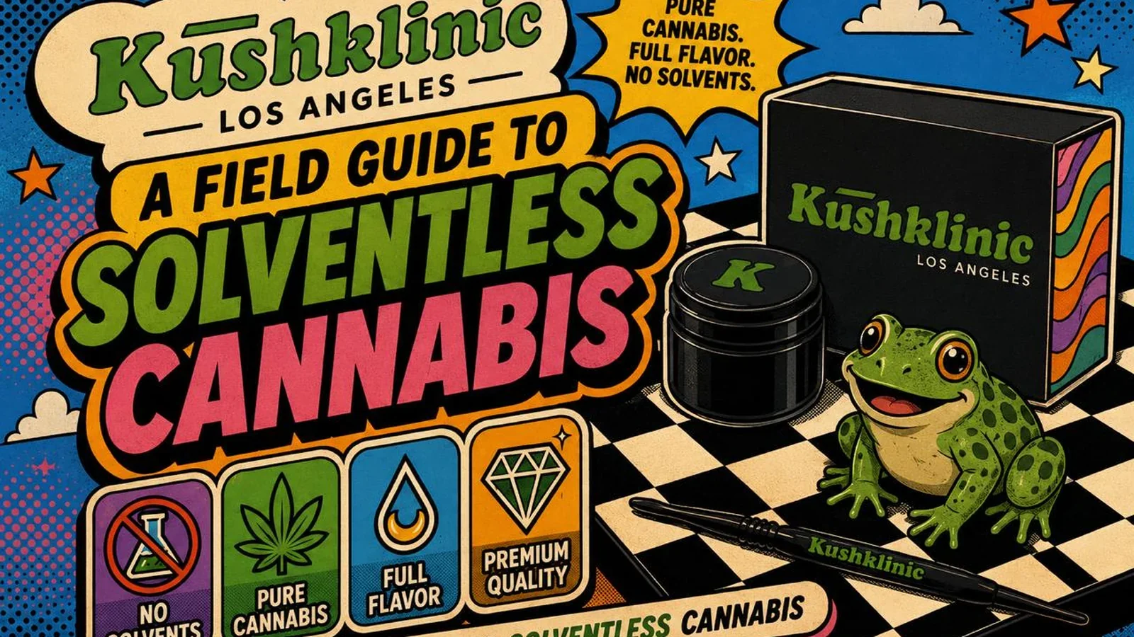 Solventless concentrate texture with premium cannabis packaging