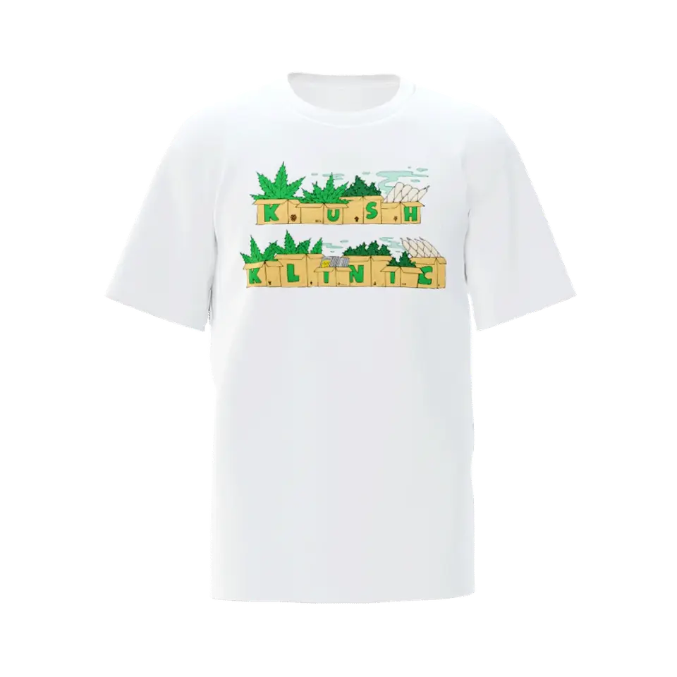 Kush Klinic Signature Tee – White Kush Klinic Boxes
