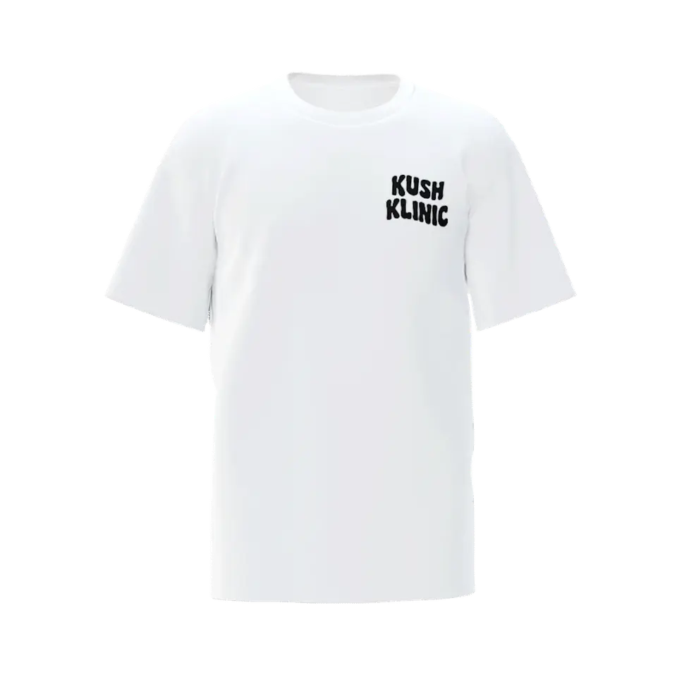 Kush Klinic Signature Tee – Classic White