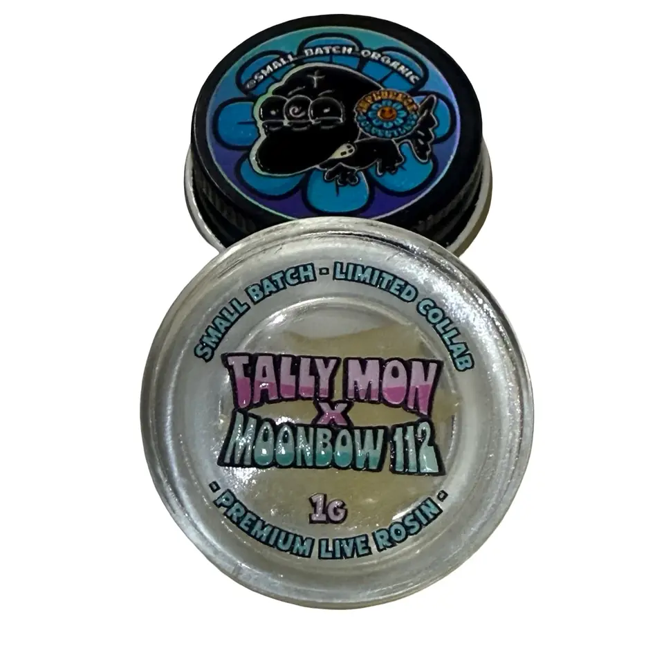 Influence Solventless X Small Batch Organic - Tallymon X Moonbow #112 1g FRESH PRESS Live Rosin