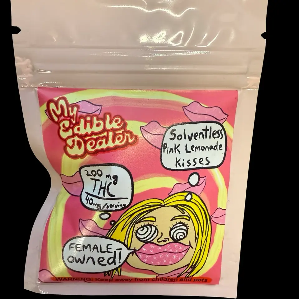 My Edible Dealer- Solventless Pink Lemonade Kisses 200MG