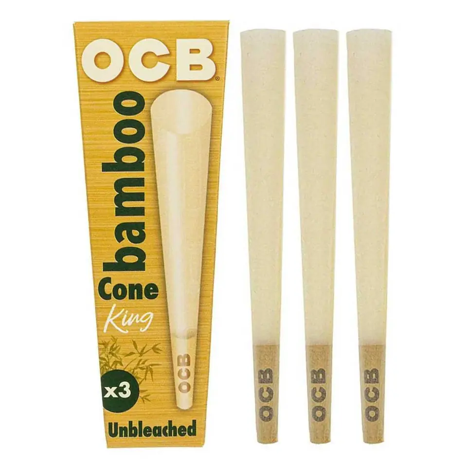 OCB King Cone Bamboo 3 Pack