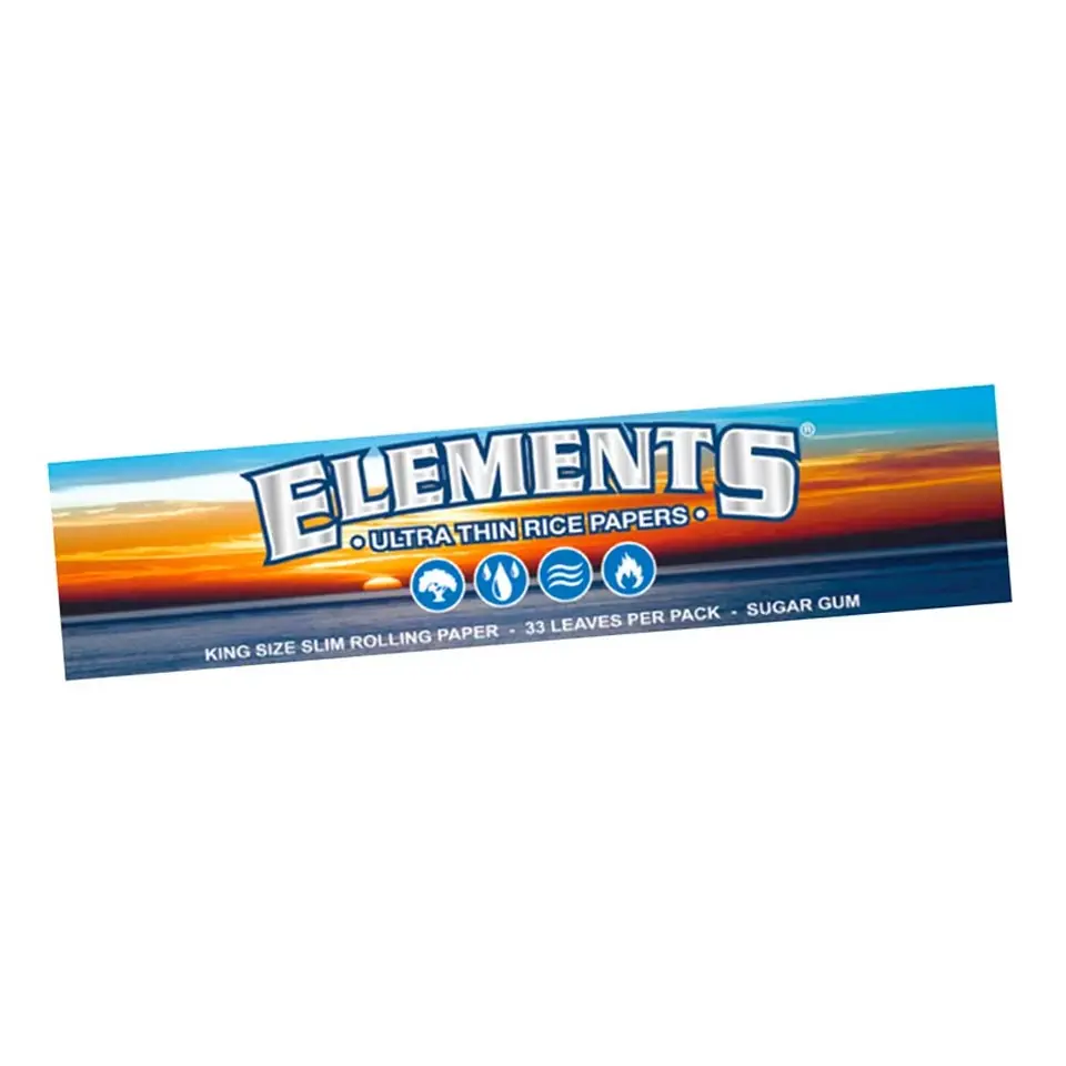 Elements King Size Slim Size Rolling Papers
