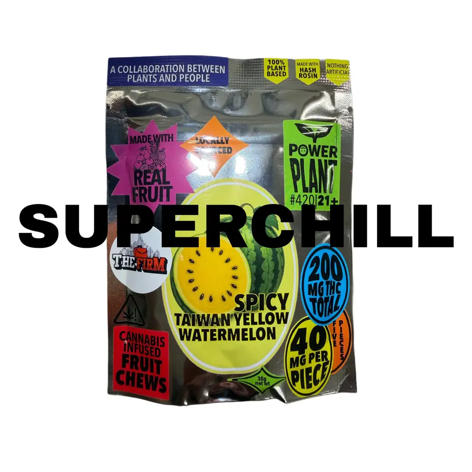 Superchill X Powerplant X The Firm - Spicy Watermelon Chews 200mg