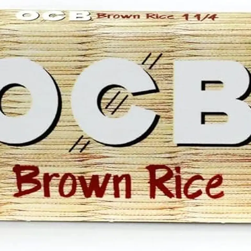 OCB Premiums 1 1/4 Rolling Papers Brown Rice