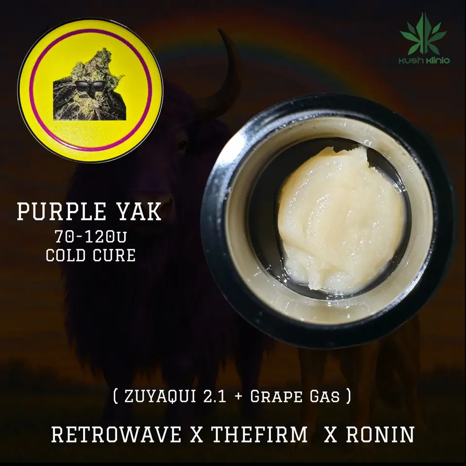 R3trowave - Purple Yak 2g 70-120u Cold Cure Live Rosin