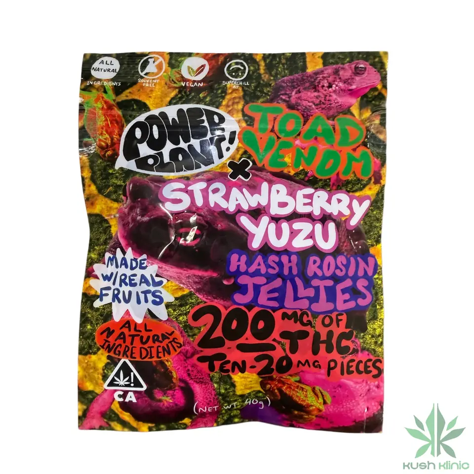 Superchill X Powerplant X The Firm - Strawberry Yuzu Jellies 200mg