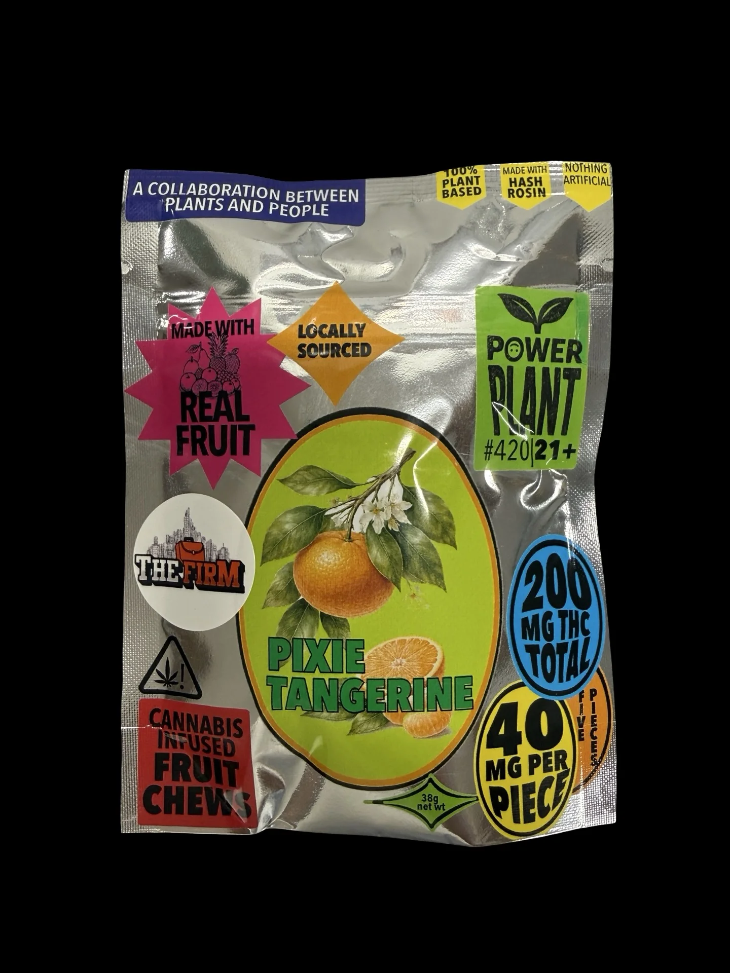 Superchill X The Firm - Pixie Tangerine Fruit Jellies 200mg