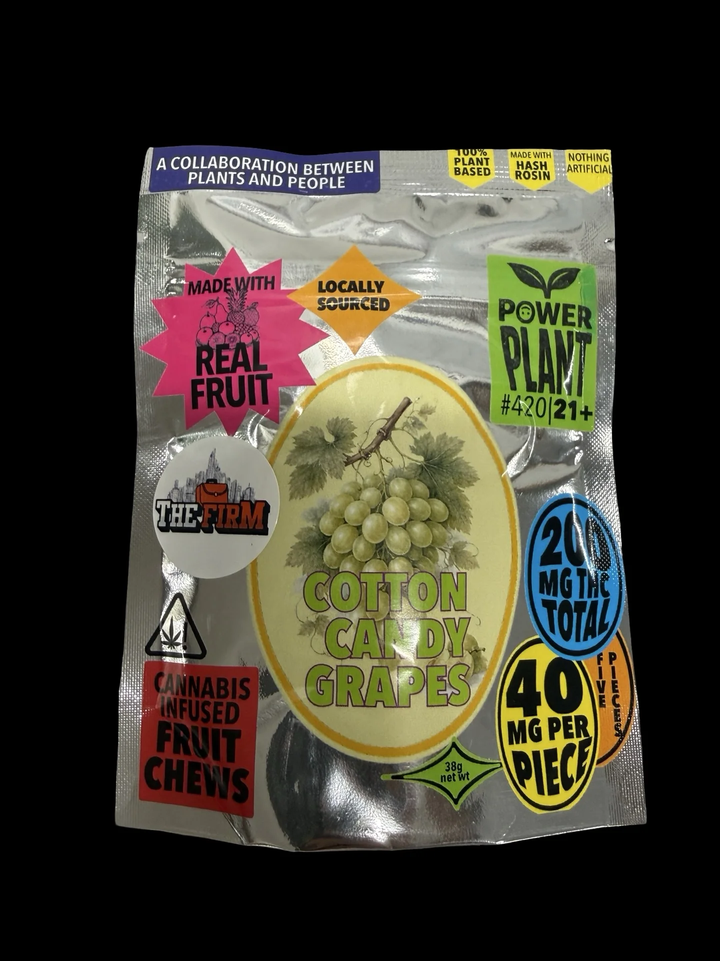 Superchill X The Firm - Cotton Candy Grape Fruit Jellies 200mg