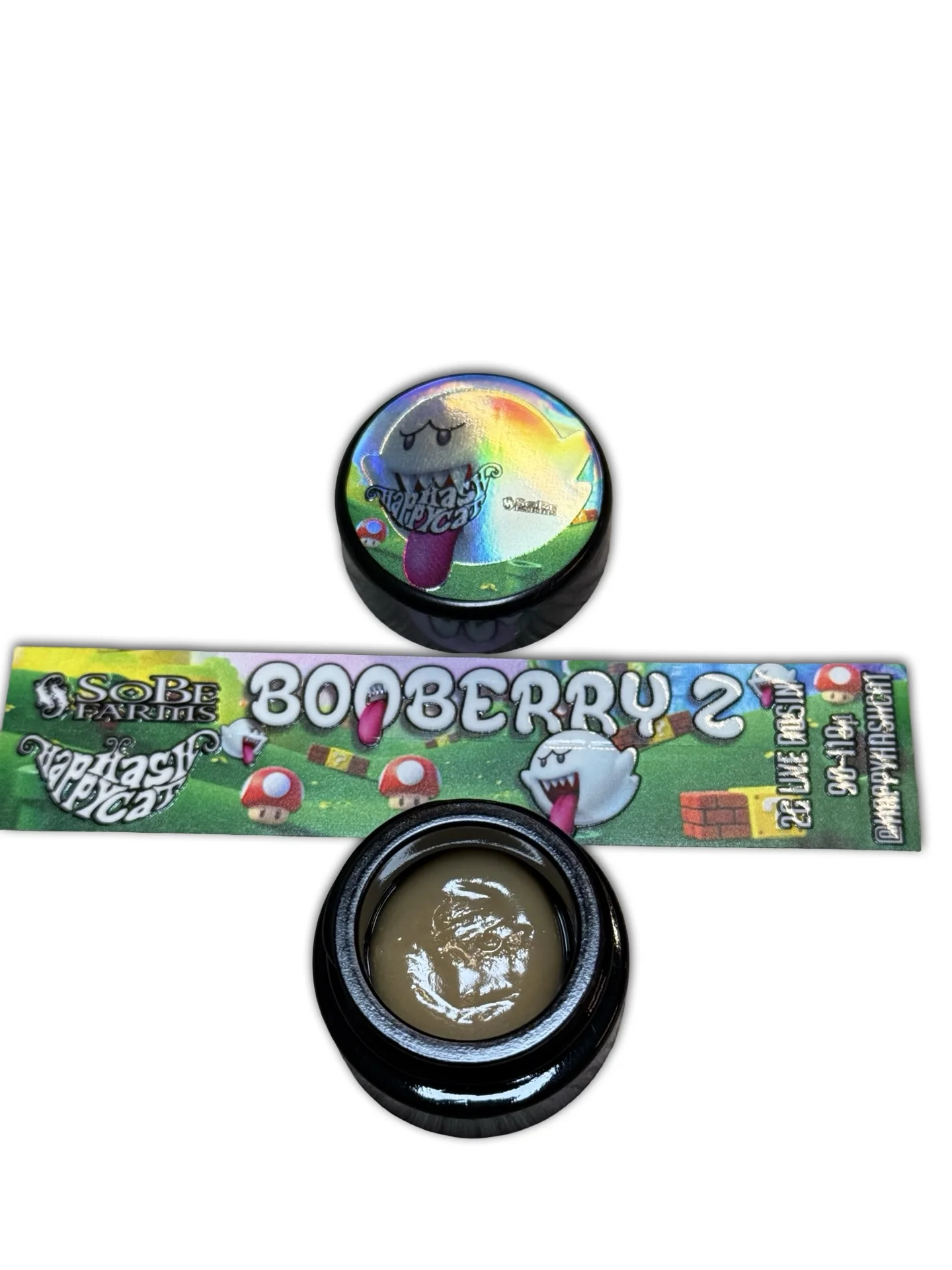 Happy Hash Cat X Sobe Farms - Booberry Z 2g 90-119u Cold Cure