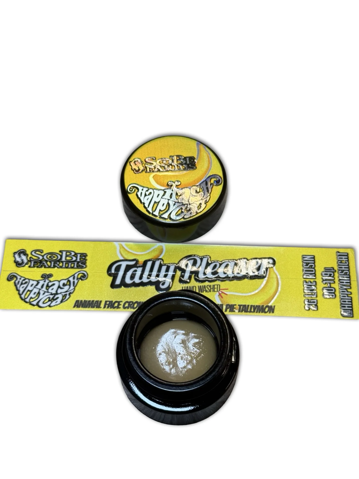 Happy Hash Cat X Sobe Farms - Tally Pleaser 2g 90-119u Cold Cure