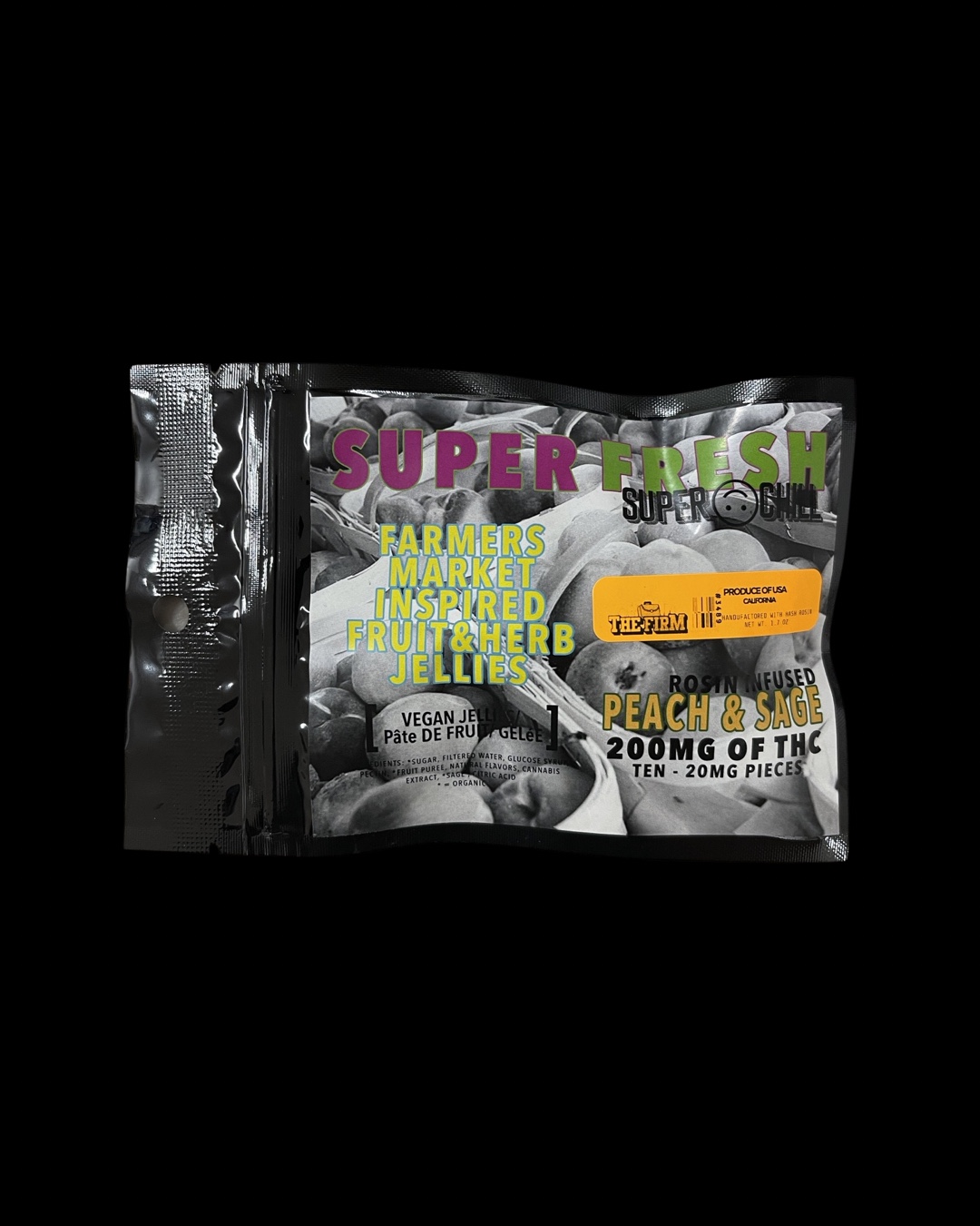 Superchill - Peach & Sage Fruit Jellies 200mg