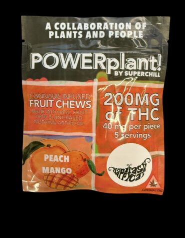 Superchill X Powerplant! - Peach Mango  Fruit Chews 200mg