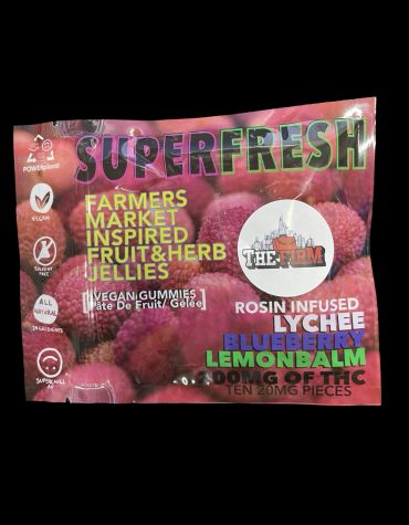 Superchill - Lychee Blueberry Lemonbalm Jellies 200mg