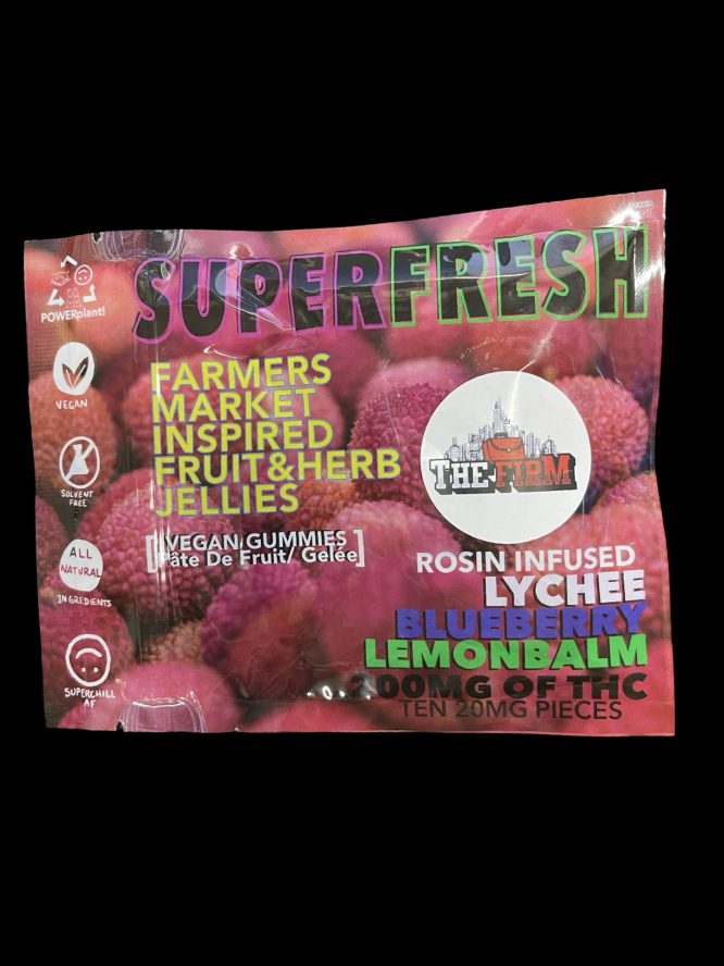Superchill - Lychee Blueberry Lemonbalm Jellies 200mg
