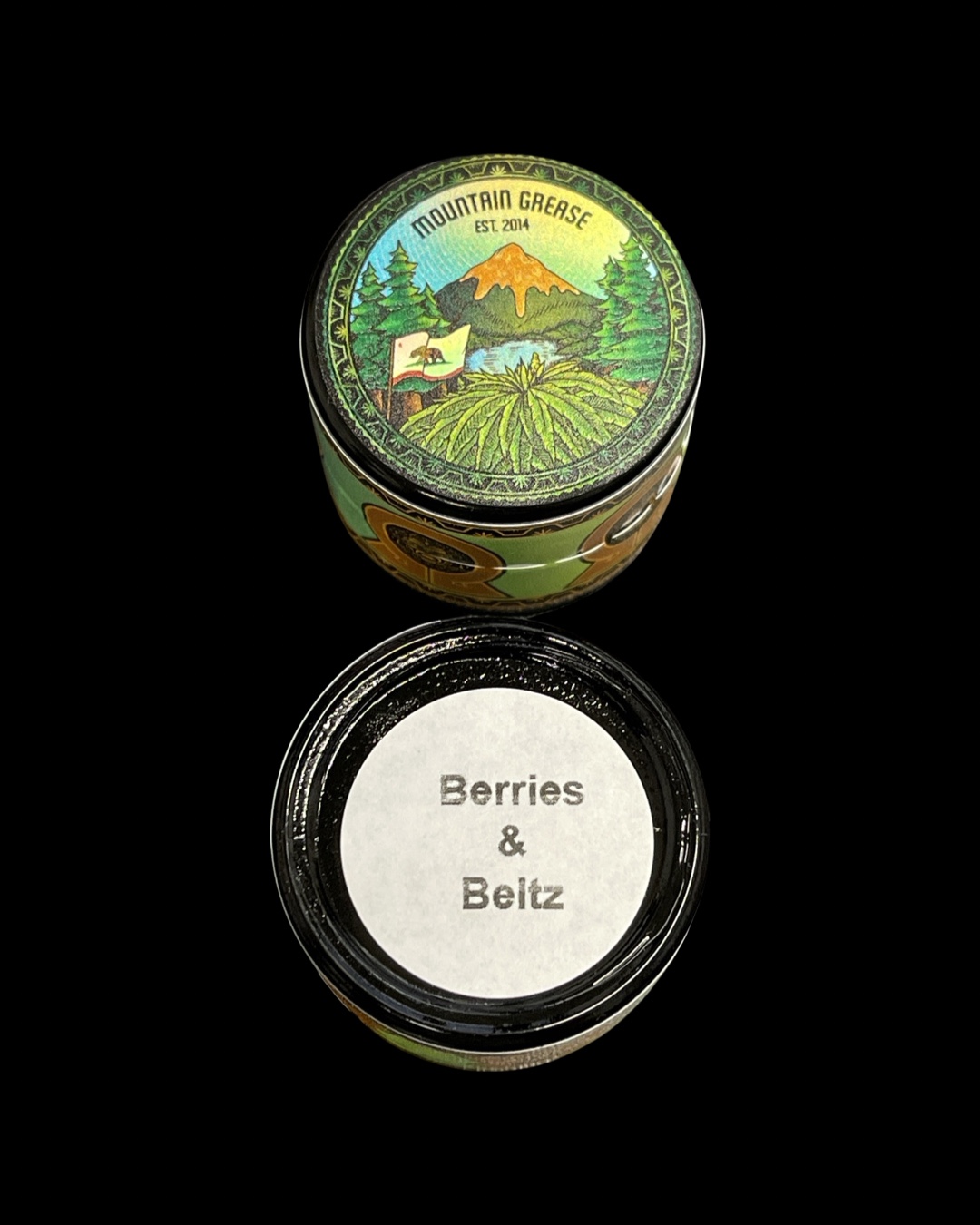 Mountain Grease x Ohmega Farms - Berries & Beltz 70-120u Cold Cure