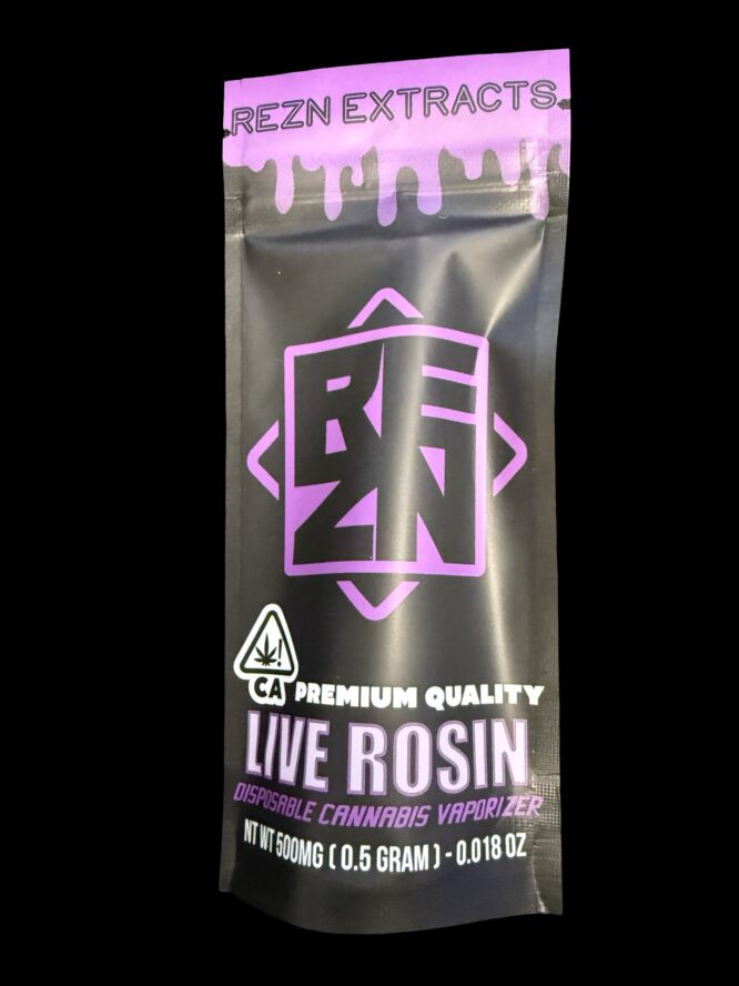 Rezn Extracts - Grape Syrup 600mg Live Rosin Vape - Image 3
