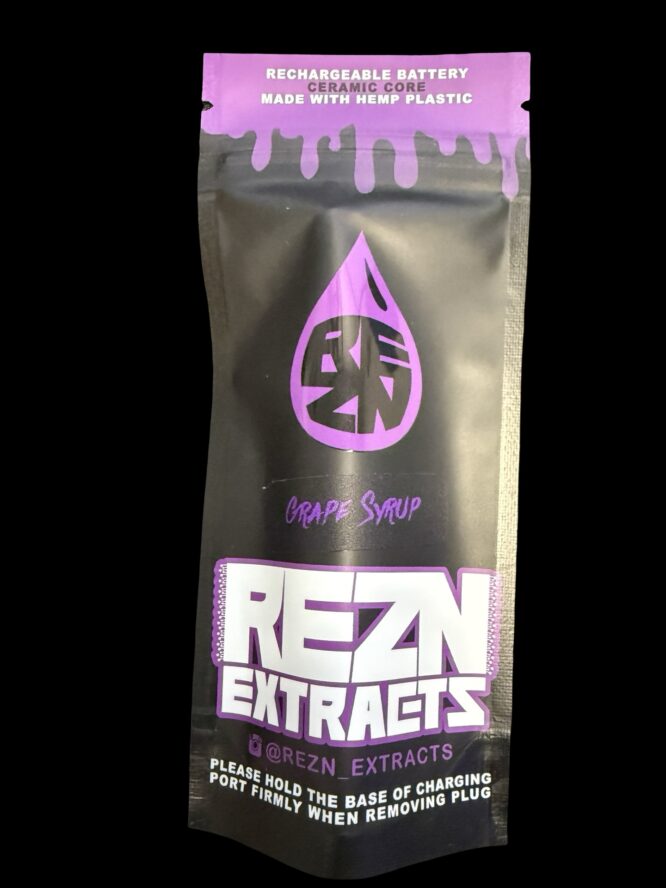 Rezn Extracts - Grape Syrup 600mg Live Rosin Vape