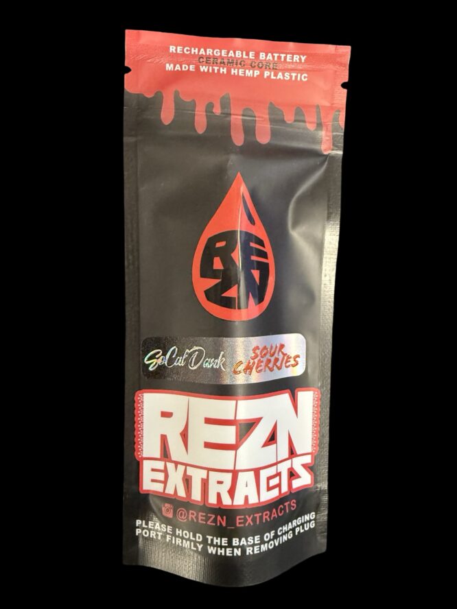 Rezn Extracts X SoCalDank - Sour Cherries 600mg Live Rosin Vape