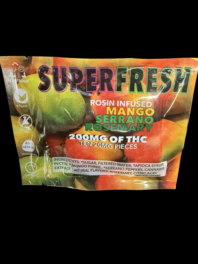 Superchill X The Firm- Mango Serrano & Rosemary Jellies 200mg