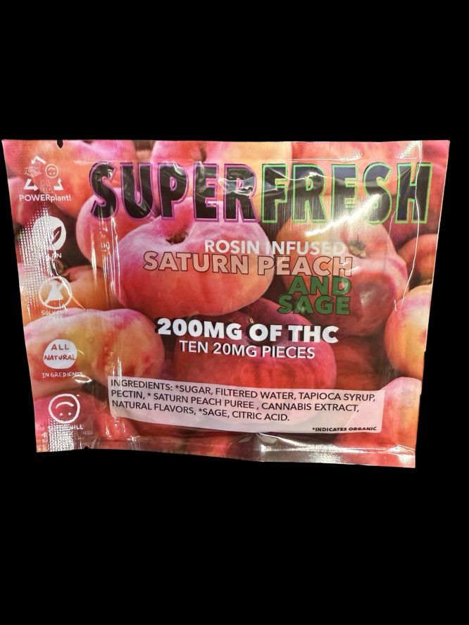 Superchill X The Firm - Saturn Peach And Sage Jellies 200mg - Image 2