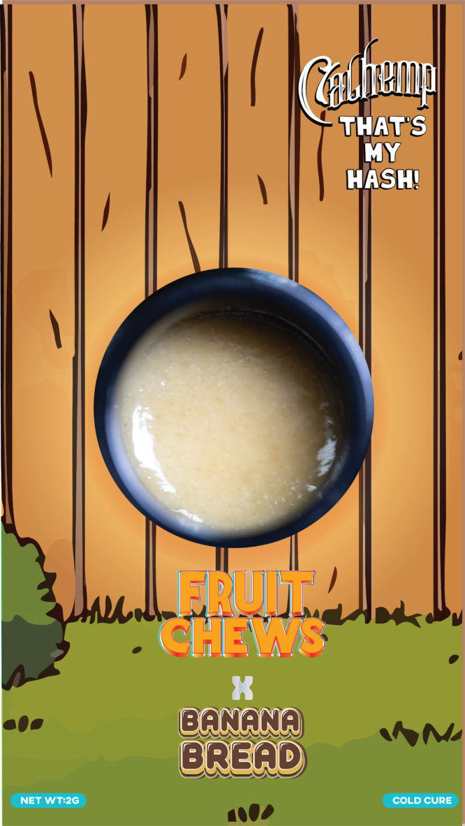 That's My Hash! X Cal Hemp - Fruit Chew X Banana Bread 2g Cold Cure