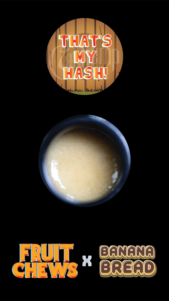 That's My Hash! X Cal Hemp - Fruit Chew X Banana Bread 2g Cold Cure - Image 2
