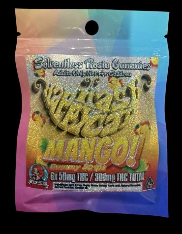 Happy Hash Cat - Mango Solventless Rosin Gummiez 300mg (50mg Per)