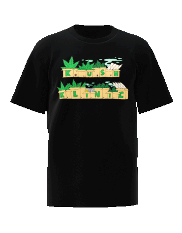 Kush Klinic Signature Tee – Black Kush Klinic Boxes