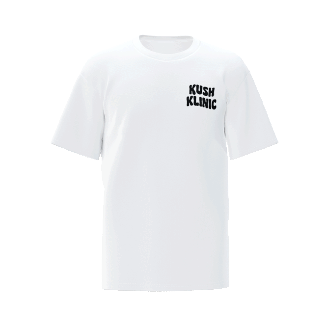 Kush Klinic Signature Tee – Classic White