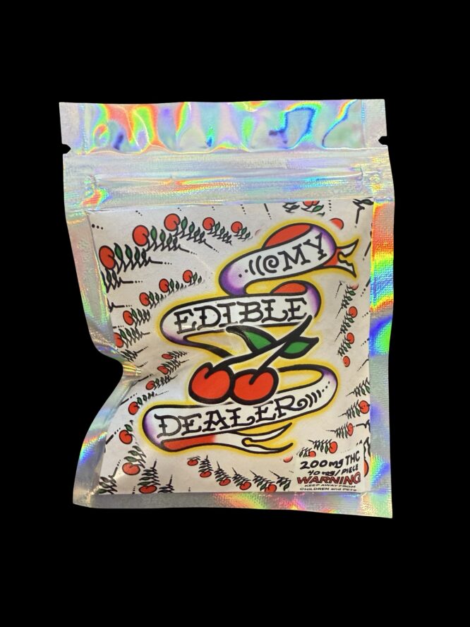 My Edible Dealer X Spiral King - Solventless Cherries Gummies  200MG