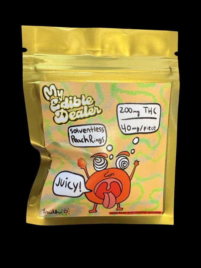 My Edible Dealer- Solventless Peach Rings 200MG