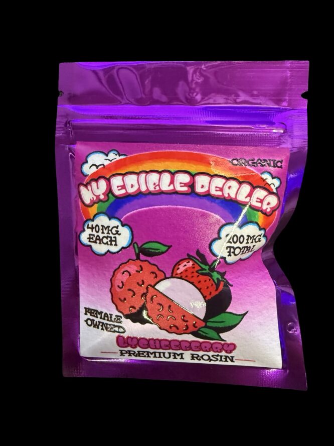 My Edible Dealer- Solventless Lycheeberry Rings 200MG
