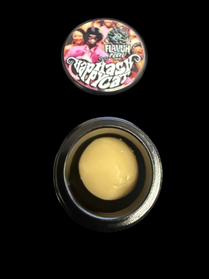 HappyHashCat X Flavuh Flav Farms - Papaya Honey Banana 70-149u 2G - Image 2