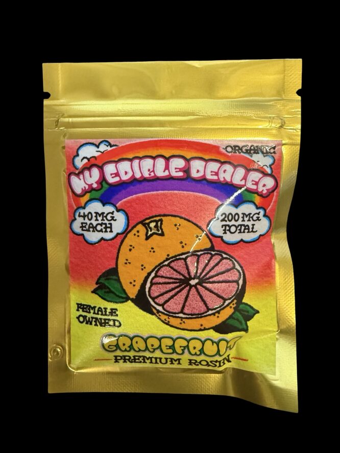 My Edible Dealer- Solventless Grapefruit Rings 200MG