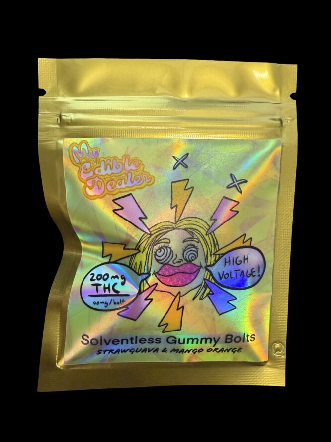 My Edible Dealer- Solventless Strawguava & Mango Orange Rings 200MG