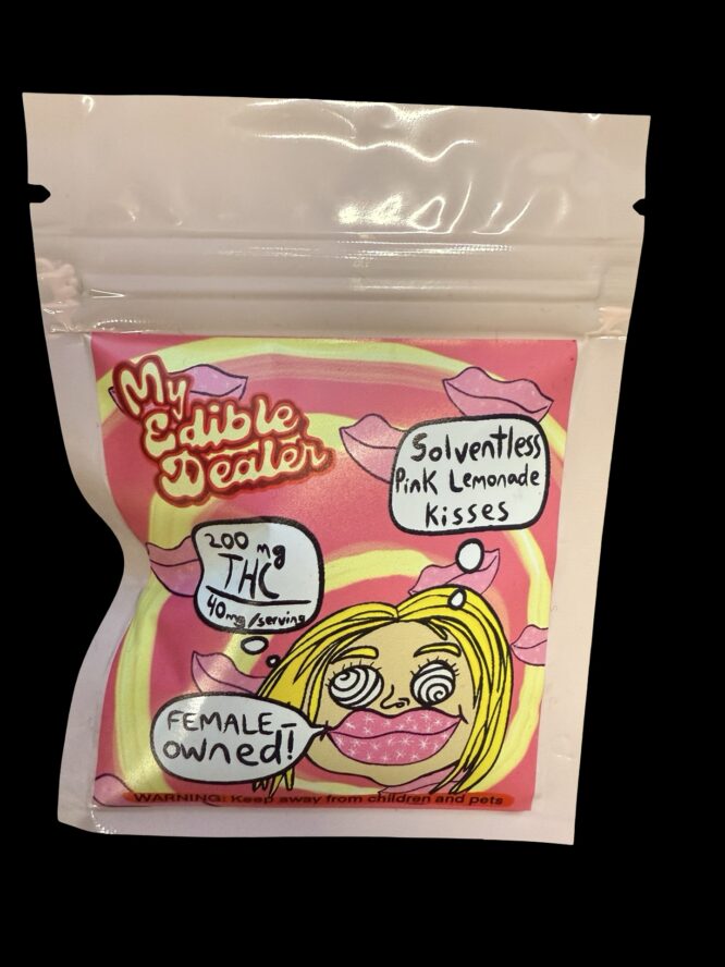 My Edible Dealer- Solventless Pink Lemonade Kisses 200MG