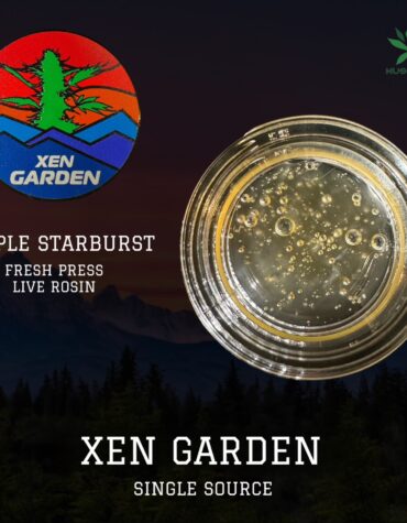 Xen Garden - Purple Starburst 2g FRESH PRESS Live Rosin