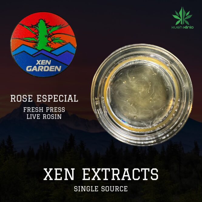 Xen Garden - Rose Especial 2g FRESH PRESS Live Rosin