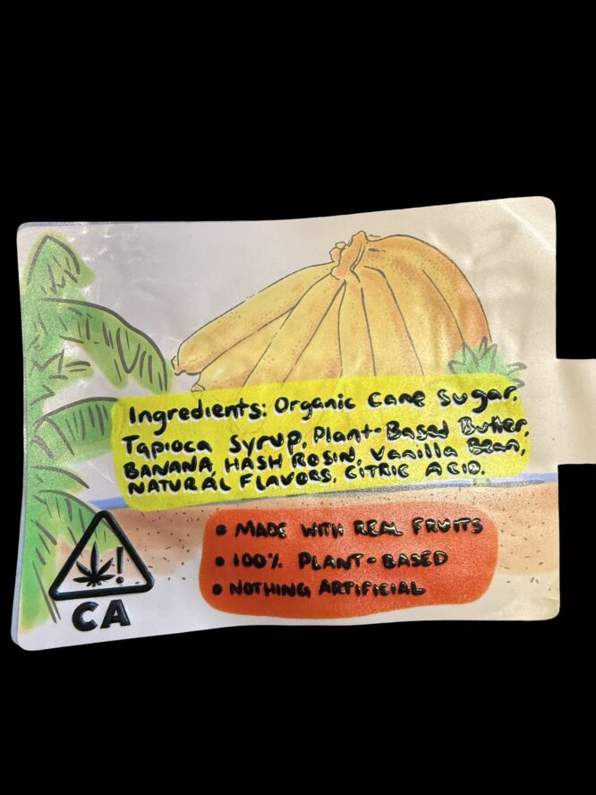 Superchill X Ronin Seeds X Pure Melt - Vanilla Banana Fruit Chews  200mg - Image 3
