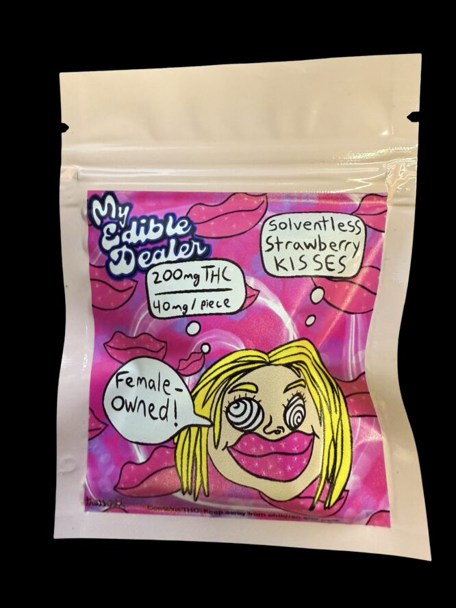 My Edible Dealer- Solventless Strawberry Kisses 200MG