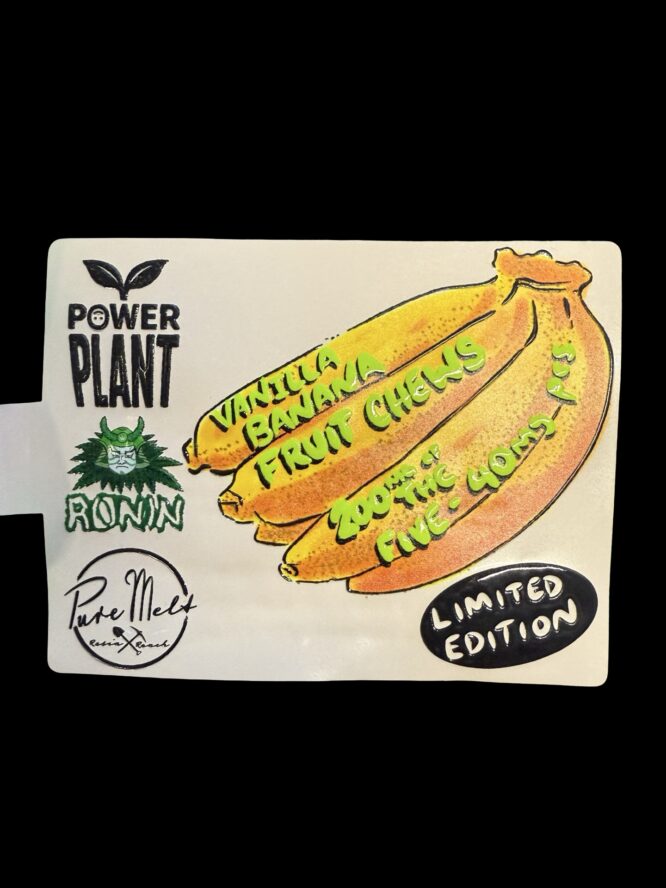 Superchill X Ronin Seeds X Pure Melt - Vanilla Banana Fruit Chews  200mg - Image 2