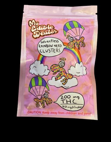 My Edible Dealer- Solventless Rainbow Nerd Cluster 200MG