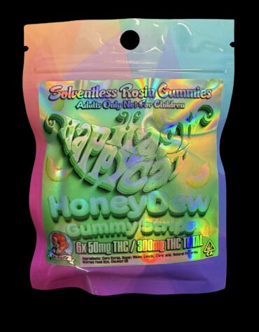 Happy HashCat - HoneyDew Solventless Rosin Gummies 300mg