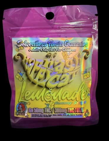 Happy HashCat - Lemonade Solventless Rosin Gummies 300mg